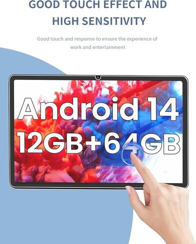 [عبوتان] واقي شاشة لجهاز TPZ t10b Android Tablet 10 بوصة من الزجاج المقوى، واقي شاشة لجهاز TPZ t10b 2025 مضاد للخدش وحساس وصلابة 9H in Kuwait