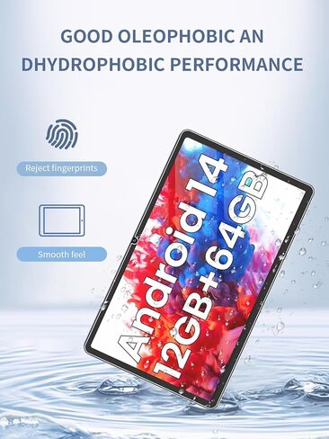 [عبوتان] واقي شاشة لجهاز TPZ t10b Android Tablet 10 بوصة من الزجاج المقوى، واقي شاشة لجهاز TPZ t10b 2025 مضاد للخدش وحساس وصلابة 9H in Kuwait