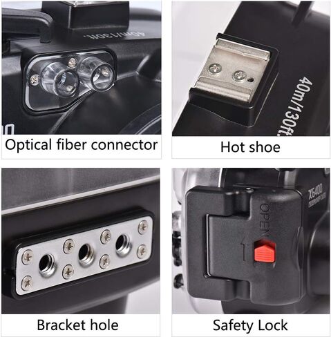 Professional Underwater Camera Housing Case for Sony A6400, 60M/195FT Waterproof Depth, with M67 Thread Interface, Compatible with Color Filter, Fish-Eye Lens (YH-A6400) in Saudi Arabia