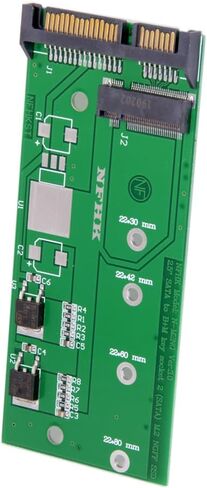 Xiwai B/M-Key M.2 NGFF 2 Lane SSD إلى 7 مللي متر 22pin 2.5 "SATA حافظة القرص الصلب PCBA لـ E431 E531 X240S Y410P Y510P in Saudi Arabia
