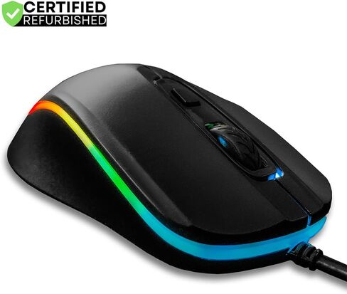 ماوس الألعاب السلكي Deco Gear DGGMOUS - 800-5000 نقطة لكل بوصة قابلة للتعديل - 11 وضع RGB - (متجدد) in Kuwait