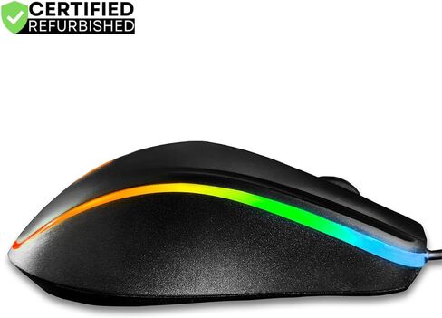 ماوس الألعاب السلكي Deco Gear DGGMOUS - 800-5000 نقطة لكل بوصة قابلة للتعديل - 11 وضع RGB - (متجدد) in Kuwait