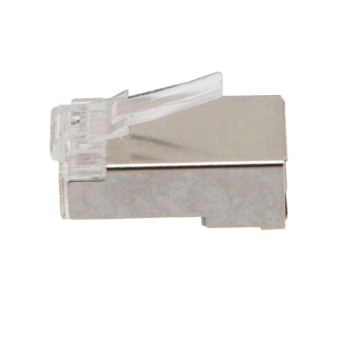 NavePoint CAT6 Ethernet RJ45 Plug, FTP, 25 Pack, C6-8P8C, CE Compliance in Saudi Arabia