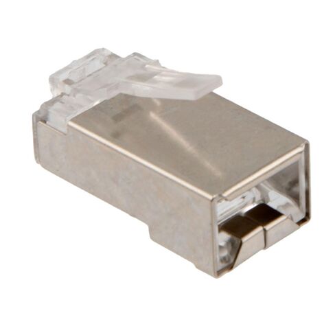 NavePoint CAT6 Ethernet RJ45 Plug, FTP, 25 Pack, C6-8P8C, CE Compliance in Saudi Arabia