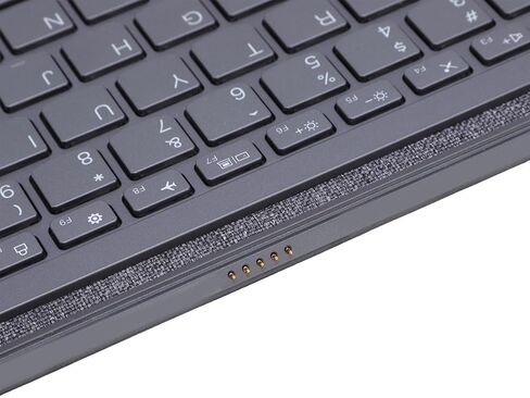لوحة مفاتيح Yoidesu Bluetooth Touchpad لجهاز Yoga Duet 2020 2021 Tablet، لوحة مفاتيح لاسلكية بتصميم QWERTY مع لوحة لمس عالية الحساسية لإعداد الكمبيوتر المحمول المحمول in Kuwait