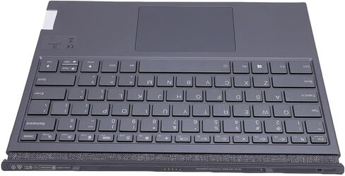 لوحة مفاتيح Yoidesu Bluetooth Touchpad لجهاز Yoga Duet 2020 2021 Tablet، لوحة مفاتيح لاسلكية بتصميم QWERTY مع لوحة لمس عالية الحساسية لإعداد الكمبيوتر المحمول المحمول in Kuwait