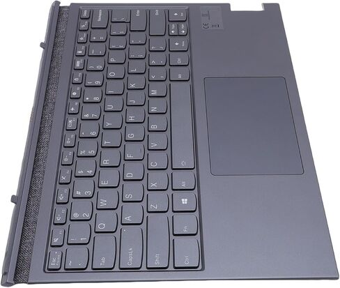 لوحة مفاتيح Yoidesu Bluetooth Touchpad لجهاز Yoga Duet 2020 2021 Tablet، لوحة مفاتيح لاسلكية بتصميم QWERTY مع لوحة لمس عالية الحساسية لإعداد الكمبيوتر المحمول المحمول in Kuwait