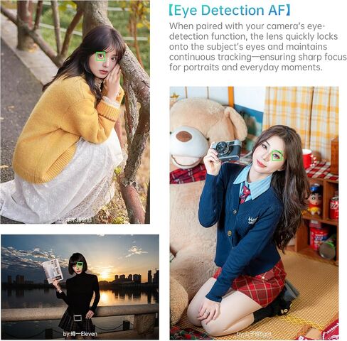 7Artisans AutoFocus 25/35/50mm F1.8 Set APS-C Frame LITE Series Lens F1.8 فتحة كبيرة تدعم التعرف على الوجه/العين متوافقة مع Fujifilm Fuji X-H/T/T30/S/E/A Series Fuji X-E2 Fuji X-T2 in Saudi Arabia