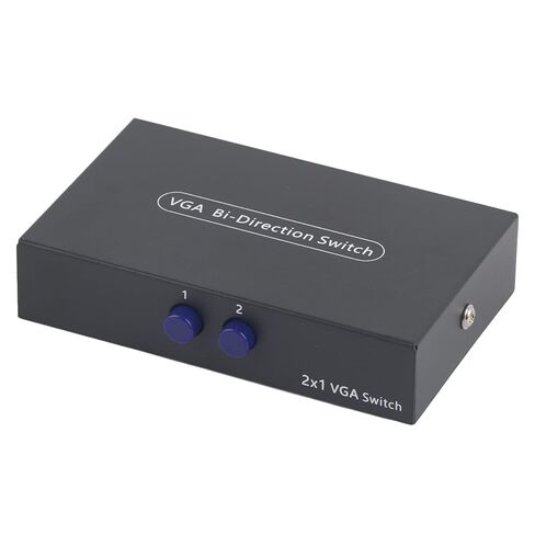 صندوق VGA، أسود لمزامنة البيانات 2 في 1 VGA للكمبيوتر المحمول للكمبيوتر الشخصي in Kuwait
