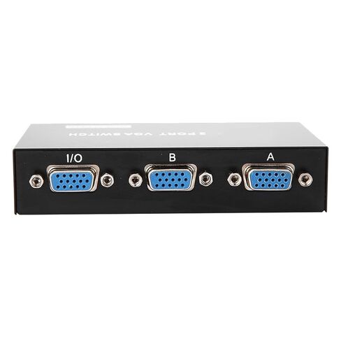 صندوق VGA، أسود لمزامنة البيانات 2 في 1 VGA للكمبيوتر المحمول للكمبيوتر الشخصي in Kuwait