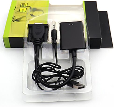 محول واجهة الوسائط المتعددة VGA إلى HD، كابل محول VGA، محول كمبيوتر VGA، لتلفزيون الكمبيوتر المحمول in Kuwait
