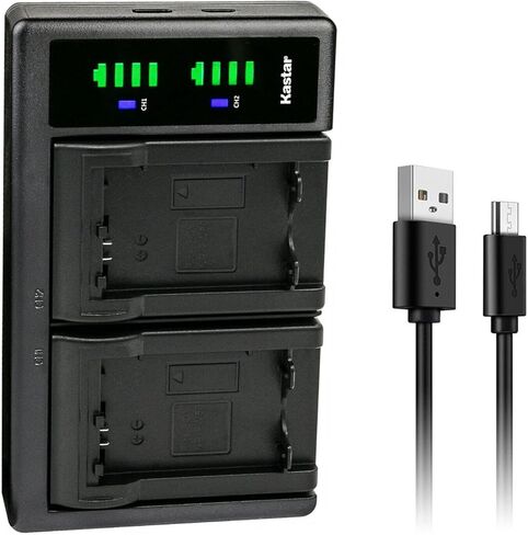 Kastar 1-Pack NP-FW50 Battery and LTD2 USB Charger Replacement for Sony SLT-A35, SLT-A37, SLT-A55, Cyber-Shot DSC-RX10, Cyber-Shot DSC-RX10 II, Cyber-Shot DSC-RX10M2, Cyber-Shot DSC-RX10 III in Kuwait
