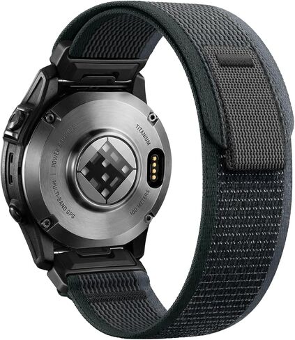 حلقة نايلون سريعة مقاس 22 مم متوافقة مع سوار ساعة Garmin Fenix ​​7 6 5/Fenix ​​8 47 مم/Fenix ​​E 47 مم/Fenix ​​5 Plus/Fenix ​​6 Pro/Fenix ​​7 Pro/Forerunner 955 965 945 935 in Kuwait