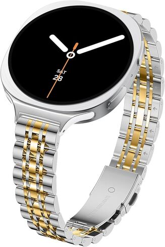Slim Metal Bands for Samsung Galaxy Watch 8 Band 40mm 44mm/8 Classic 46mm,Stylish Stainless Steel Strap Replacement WristBands for Samsung Galaxy 8 Watch Bands for Women in Saudi Arabia
