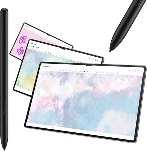 2 حزمة قلم Galaxy Tab S10 Ultra S لجهاز Samsung Galaxy Tab S10 Ultra/S10 Plus/S10 Lite قلم بديل لجهاز Galaxy Tab S10 Plus/S10 Ultra/S10 Lite جميع الإصدارات S Pen (أسود) in Saudi Arabia