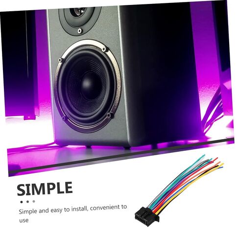 Compatible Radio Stereo Wiring Harness Durable Speaker Plug Power Cord for Effortless Installation Vehicle Audio Systems in Saudi Arabia