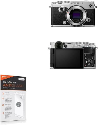 واقي شاشة BoxWave متوافق مع قلم Olympus Pen-F - ClearTouch مضاد للتوهج (عبوتان)، طبقة رقيقة غير لامعة مضادة لبصمات الأصابع in Kuwait
