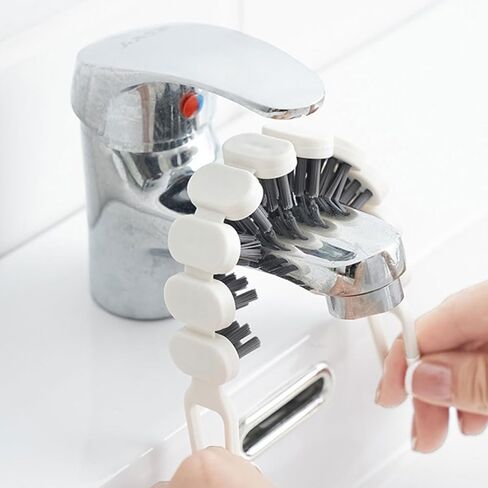 NUOBESTY 2pcs Bendable Multi-use Cleaning Brush Double Ended Small Gap Brush for Home Angles and Hard-to-Reach Surfaces in Saudi Arabia