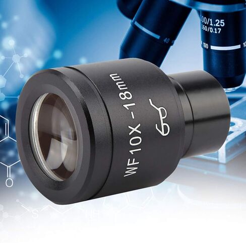 WF10X/18 مللي متر ميكروسكوب بيولوجي زاوية واسعة هايت ايبيونت عدسة العدسة WF10X/18 مللي متر ميكروسكوب بيولوجي in Saudi Arabia