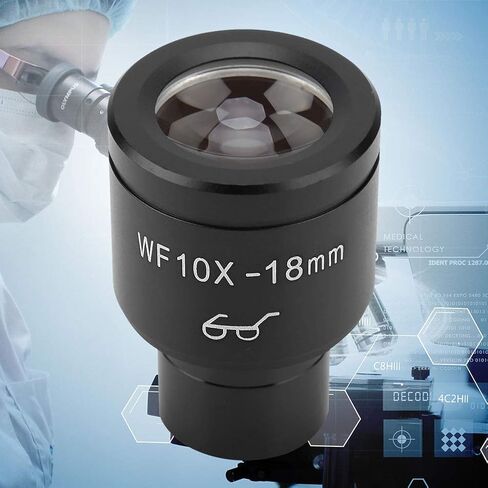 WF10X/18 مللي متر ميكروسكوب بيولوجي زاوية واسعة هايت ايبيونت عدسة العدسة WF10X/18 مللي متر ميكروسكوب بيولوجي in Saudi Arabia