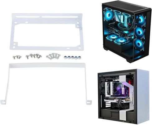 Metal Reinforcement ATXs Bracket for High Fan Compatibility and PC Build Stability Metal PC Bracket in Saudi Arabia
