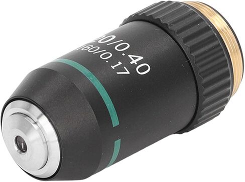 Brass Chrome Plated 20X Microscope Objective Lens Brighter Image Spring for Professional Biological Microscopes in Saudi Arabia