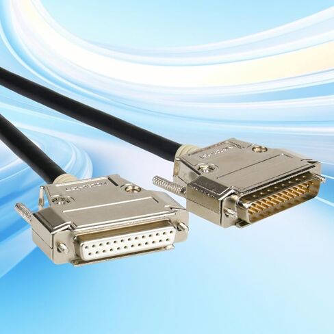 المهنية RS232 DB25 25Pin ذكر أنثى تمديد الكابلات، التدريع المزدوج in Saudi Arabia