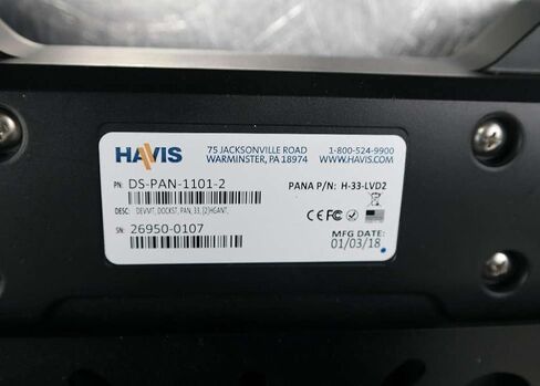 هافيس DS-PAN-1101-2 | محطة إرساء لأجهزة الكمبيوتر المحمول القوية Toughbook 33 مع النسخ المتماثل للمنافذ القياسية ووصلات هوائي المرور المزدوج، متضمن مزود طاقة Lind (متجدد) in Kuwait