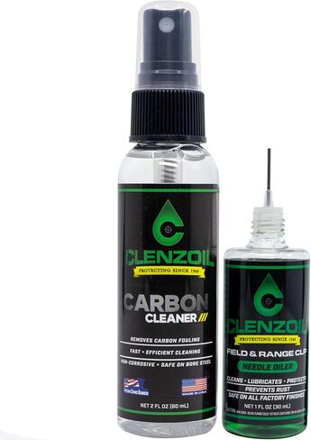 Two-Step Firearm Cleaning & Maintenance System – Carbon Cleaner & Precision CLP – Deep Fouling Removal, Long-Lasting Lubrication & Rust Prevention – USA Made, Veteran & Law Enforcement Owned in Saudi Arabia