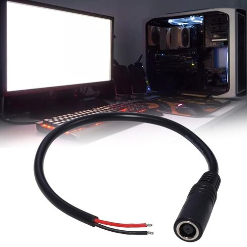 كابل طاقة DC7.4x5.0mm أنثى إلى 2Pin 18AWG 2x0.75mm² أسلاك طاقة لأجهزة الكمبيوتر المحمول تدعم ما يصل إلى 120 وات in Saudi Arabia
