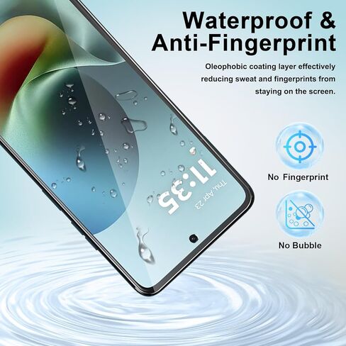 عبوة من 3 واقيات شاشة من الزجاج المقوى مصممة لهاتف Motorola Moto G Play 5G 2026/2025 - HD Clear، صلابة 9H، مقاومة للخدش، خالية من الفقاعات in Kuwait