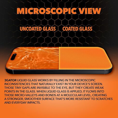 by cellhelmet Liquid Glass Wipe On Extreme Glass Protection | Made in the USA | Universal Screen Protector for Phones, Smart Watches, and Tablets | Scratch & Shatter Protection in Saudi Arabia