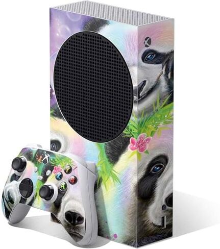 Skinit Decal Gaming Skin Compatible with Xbox Series S Bundle - Officially Licensed Gothic Woman and Death Moth Butterflies by Sarah Richter Design in Saudi Arabia