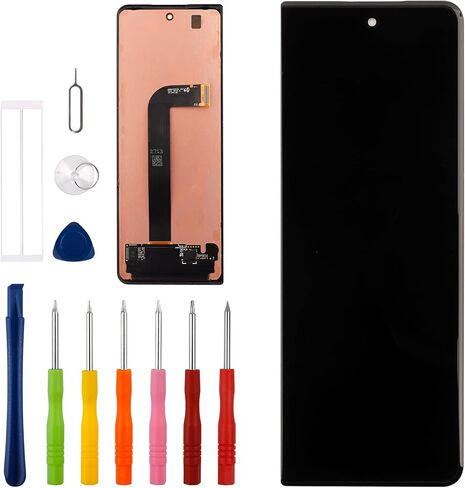 New LCD Touch Screen Digitizer Assembly Compatible with Samsung Galaxy Z Fold 3 5G SM-F926B, SM-F926B/DS [7.6 inch] with Repair Tools-with Fingerprint functionality in Saudi Arabia