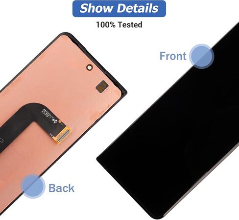 New LCD Touch Screen Digitizer Assembly Compatible with Samsung Galaxy Z Fold 3 5G SM-F926B, SM-F926B/DS [7.6 inch] with Repair Tools-with Fingerprint functionality in Saudi Arabia