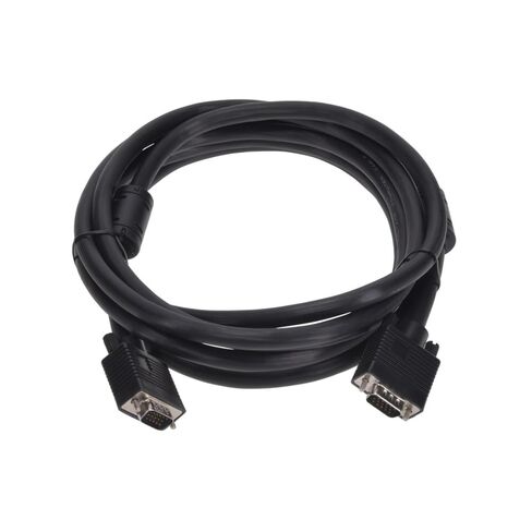 (Single Pack 6Ft SVGA Male to Male Cable w/Ferrite Core - 6 Feet in Saudi Arabia