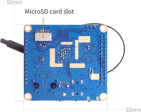 Orange Pi Zero 3 4G Allwinner H618 LPDDR4 Quad Core 64 Bit Single Board Computer, Support 4K Display WiFi Bluetooth (Zero 3 4G+5V3A TC Supply) in Saudi Arabia