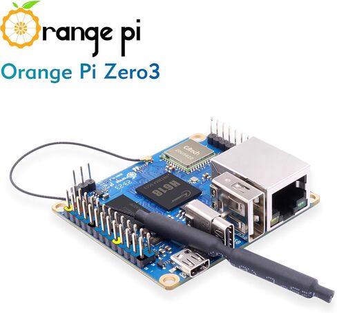 Orange Pi Zero 3 4G Allwinner H618 LPDDR4 Quad Core 64 Bit Single Board Computer, Support 4K Display WiFi Bluetooth (Zero 3 4G+5V3A TC Supply) in Saudi Arabia