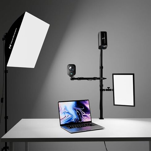 NearStream VM33 2K Wireless Streaming Camera & ST40 Dual-Arm Desk Stand Bundle for Livestreaming, Podcasting & Video Creation in Saudi Arabia
