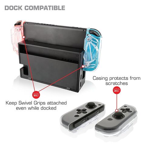 Nyko Swivel Grips - Expandable Ergonomic Grip for Joy-Con Controllers for Nintendo Switch in Saudi Arabia