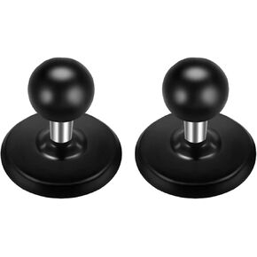 Adhesive Ball Mount Base with 1 inch Ball Compatible with RAM Mounts B Size Double Socket Arm, 1" Ball Head Adapter for GPS Bike Motorcycle Phone Holder Car Dashboards, Black (1 pc) in Saudi Arabia