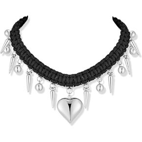 Heart Necklaces For Women Gold Chain Necklaces Red Heart Charm Necklace Chunky Heart Pendant Necklace in Saudi Arabia