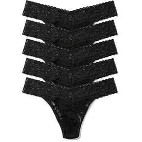 Hanky ​​Panky Women's Original Rise Thong 5 Pack in Kuwait