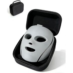 حقيبة سفر صلبة متوافقة مع قناع الوجه Shark CryoGlow LED، وحقيبة تنظيم تخزين واقية مقاومة للصدمات مع حقيبة حمل بمقبض (الجراب فقط) in Kuwait