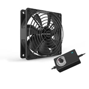 High Speed Large Air Volume Mining Machine Fan 120MM 3000RPM Workstation Cabinet Fan Server System Fan Kit(5 Fan,EU Plug) in Saudi Arabia