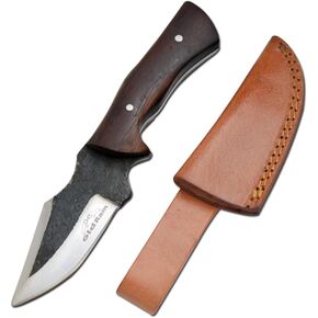 سكين صيد مصنوع يدويًا مصنوع من الفولاذ عالي الكربون (برتقالي) in Kuwait