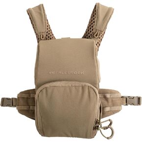 Eberlestock Bravo Modular Bino Pack – Magnetic-Free Hunting Binocular Harness with Quiet Shock Cord Closure – MOLLE Compatible – Breathable Air-Mesh Straps – Multicam, Small in Saudi Arabia