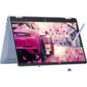 HP Chromebook x360-14inch Touchscreen Tablet - Google Laptop 2in1 - FHD Display - Intel Processor N100 Beat i3-1005G1 - USB C - Long Battery Life - School Kids - 2024 (Stylus Pen, 4GB RAM |64GB SSD) in Kuwait