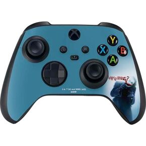 غلاف Skinit المخصص للألعاب المتوافق مع وحدة تحكم Xbox Series X - تصميم Dark Knight Joker المرخص رسميًا in Kuwait