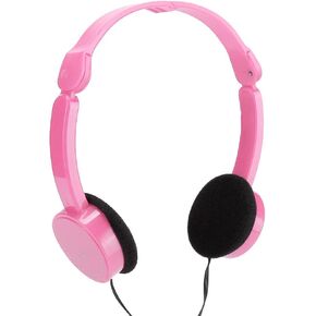 Foldable Wired Headphones, Lightweight ABS Stereo Headset with Microphone for Kids, Perfect for Skype Calls and School Use (Red) in Kuwait